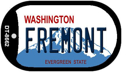 Fremont Washington Novelty Metal Dog Tag Necklace DT-8662