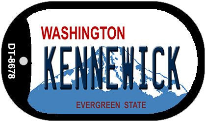 Kennewick Washington Novelty Metal Dog Tag Necklace DT-8678