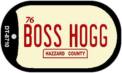 Boss Hogg Hazzard County Novelty Metal Dog Tag Necklace DT-8710