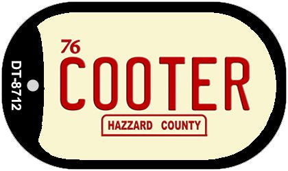 Cooter Novelty Metal Dog Tag Necklace DT-8712