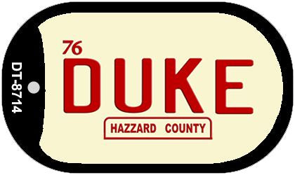 Duke Novelty Metal Dog Tag Necklace DT-8714