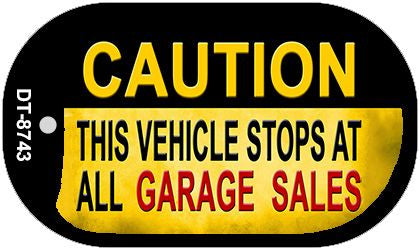 Garage Sales Novelty Metal Dog Tag Necklace DT-8743