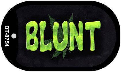 Blunt Novelty Metal Dog Tag Necklace DT-8754