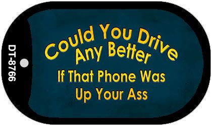 Could You Drive Novelty Metal Dog Tag Necklace DT-8766