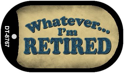 Retired Metal Novelty Dog Tag Necklace DT-8767