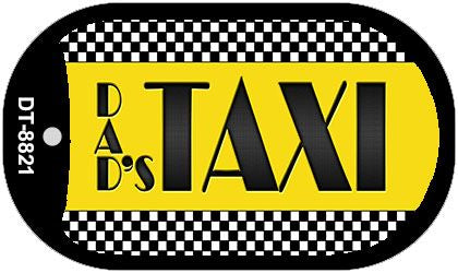 Dads Taxi Novelty Metal Dog Tag Necklace DT-8821
