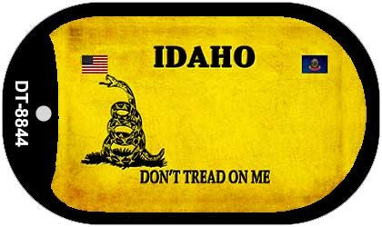 Idaho Do Not Tread Novelty Metal Dog Tag Necklace DT-8844