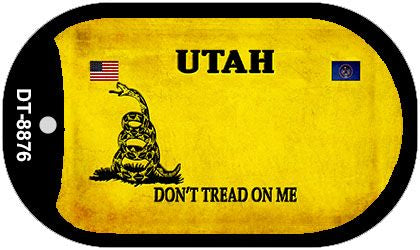 Utah Do Not Tread Novelty Metal Dog Tag Necklace DT-8876