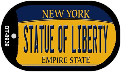 Statue of Liberty New York Novelty Metal Dog Tag Necklace DT-8939
