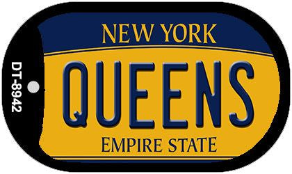 Queens New York Novelty Metal Dog Tag Necklace DT-8942