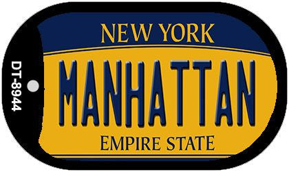 Manhattan New York Novelty Metal Dog Tag Necklace DT-8944