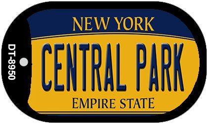 Central Park New York Novelty Metal Dog Tag Necklace DT-8950