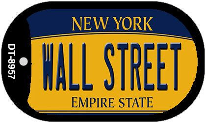 Wall Street New York Novelty Metal Dog Tag Necklace DT-8957