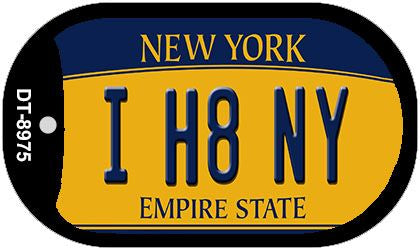 I H8 NY New York Novelty Metal Dog Tag Necklace DT-8975