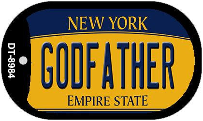 Godfather New York Novelty Metal Dog Tag Necklace DT-8984