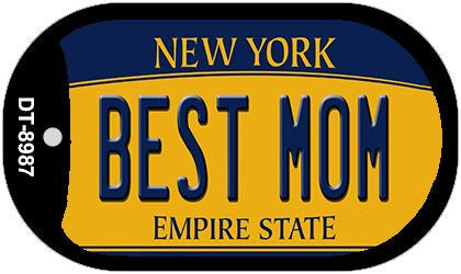 Best Mom New York Novelty Metal Dog Tag Necklace DT-8987