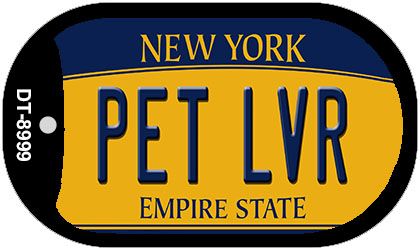 Pet LVR New York Novelty Metal Dog Tag Necklace DT-8999