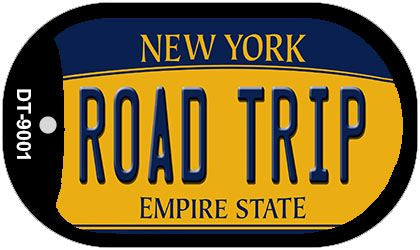 Road Trip New York Novelty Metal Dog Tag Necklace DT-9001