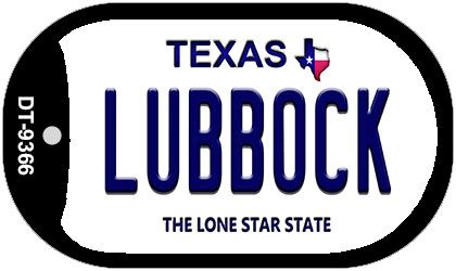 Lubbock Texas Novelty Metal Dog Tag Necklace DT-9366
