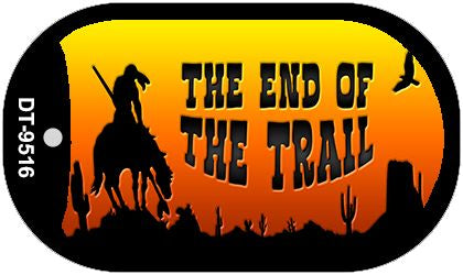 End of the Trail Arizona Western Novelty Metal Dog Tag Necklace DT-9516