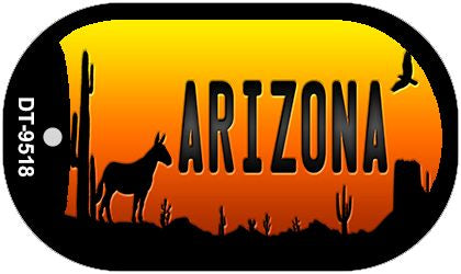Donkey Arizona Western Novelty Metal Dog Tag Necklace DT-9518