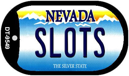 Slots Nevada Novelty Metal Dog Tag Necklace DT-9549