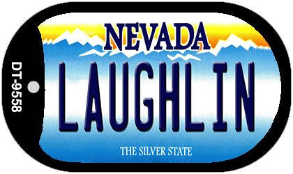 Laughlin Nevada Novelty Metal Dog Tag Necklace DT-9558