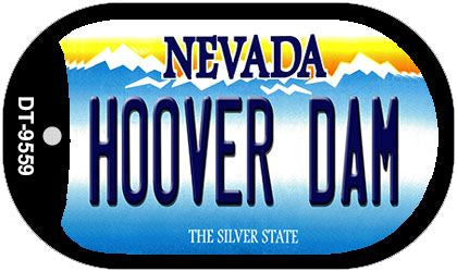 Hoover Dam Nevada Novelty Metal Dog Tag Necklace DT-9559