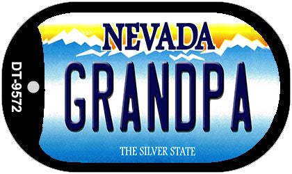 Grandpa Nevada Novelty Metal Dog Tag Necklace DT-9572