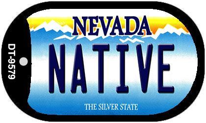Native Nevada Novelty Metal Dog Tag Necklace DT-9579