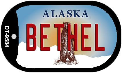 Bethel Alaska Novelty Metal Dog Tag Necklace DT-9584