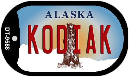 Kodiak Alaska Novelty Metal Dog Tag Necklace DT-9588