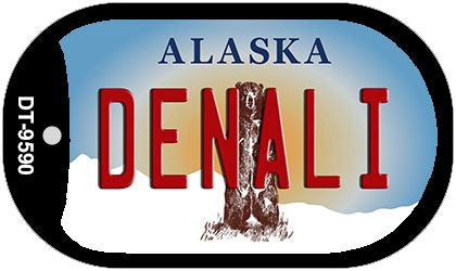 Denali Alaska Novelty Metal Dog Tag Necklace DT-9590