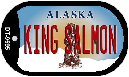 King Salmon Alaska Novelty Metal Dog Tag Necklace DT-9595