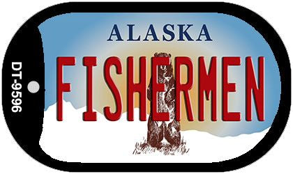 Fishermen Alaska Novelty Metal Dog Tag Necklace DT-9596