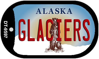 Glaciers Alaska Novelty Metal Dog Tag Necklace DT-9597