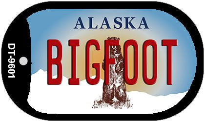 Bigfoot Alaska Novelty Metal Dog Tag Necklace DT-9601