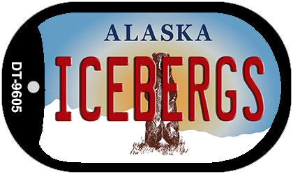 Icebergs Alaska Novelty Metal Dog Tag Necklace DT-9605