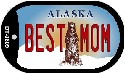 Best Mom Alaska Novelty Metal Dog Tag Necklace DT-9609