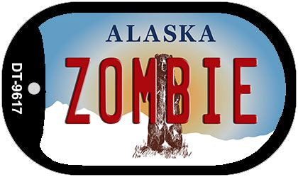 Zombie Alaska Novelty Metal Dog Tag Necklace DT-9617