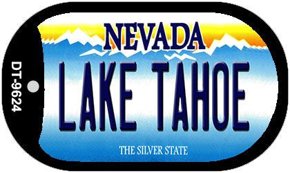 Lake Tahoe Nevada Novelty Metal Dog Tag Necklace DT-9624