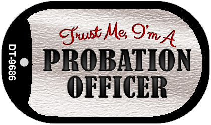 Probation Officer Novelty Dog Tag Necklace DT-9686