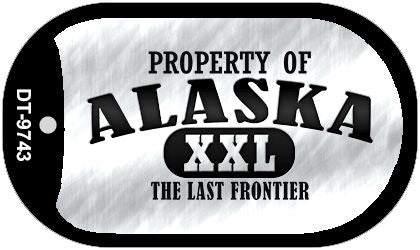Property Of Alaska Novelty Metal Dog Tag Necklace DT-9743
