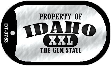 Property Of Idaho Novelty Metal Dog Tag Necklace DT-9753