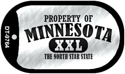Property Of Minnesota Novelty Metal Dog Tag Necklace DT-9764