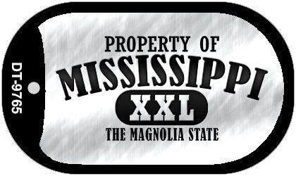 Property Of Mississippi Novelty Metal Dog Tag Necklace DT-9765
