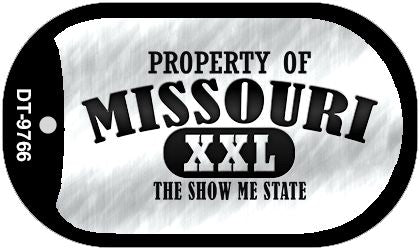 Property Of Missouri Novelty Metal Dog Tag Necklace DT-9766