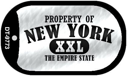 Property Of New York Novelty Metal Dog Tag Necklace DT-9773