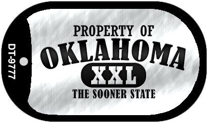 Property Of Oklahoma Novelty Metal Dog Tag Necklace DT-9777