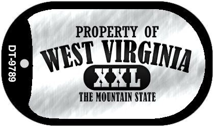 Property Of West Virginia Novelty Metal Dog Tag Necklace DT-9789